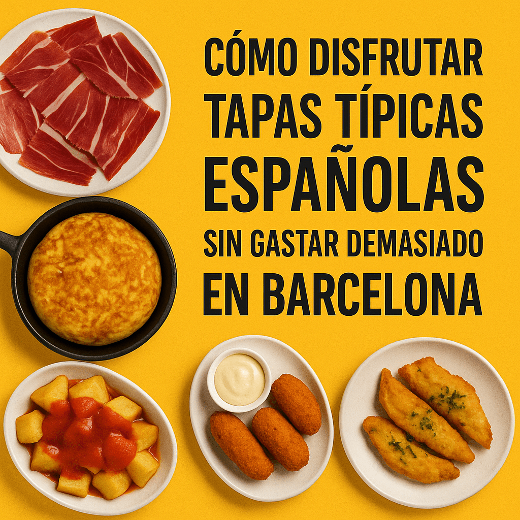 Cómo disfrutar tapas típicas españolas sin gastar demasiado en Barcelona