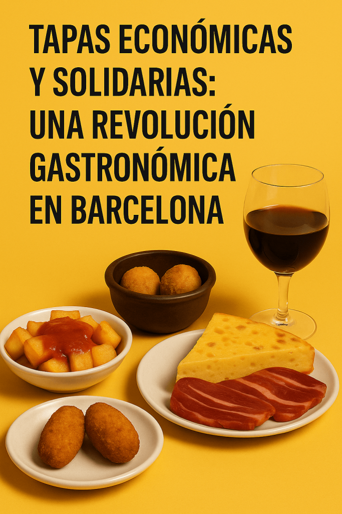 Tapas económicas y solidarias: una revolución gastronómica en Barcelona