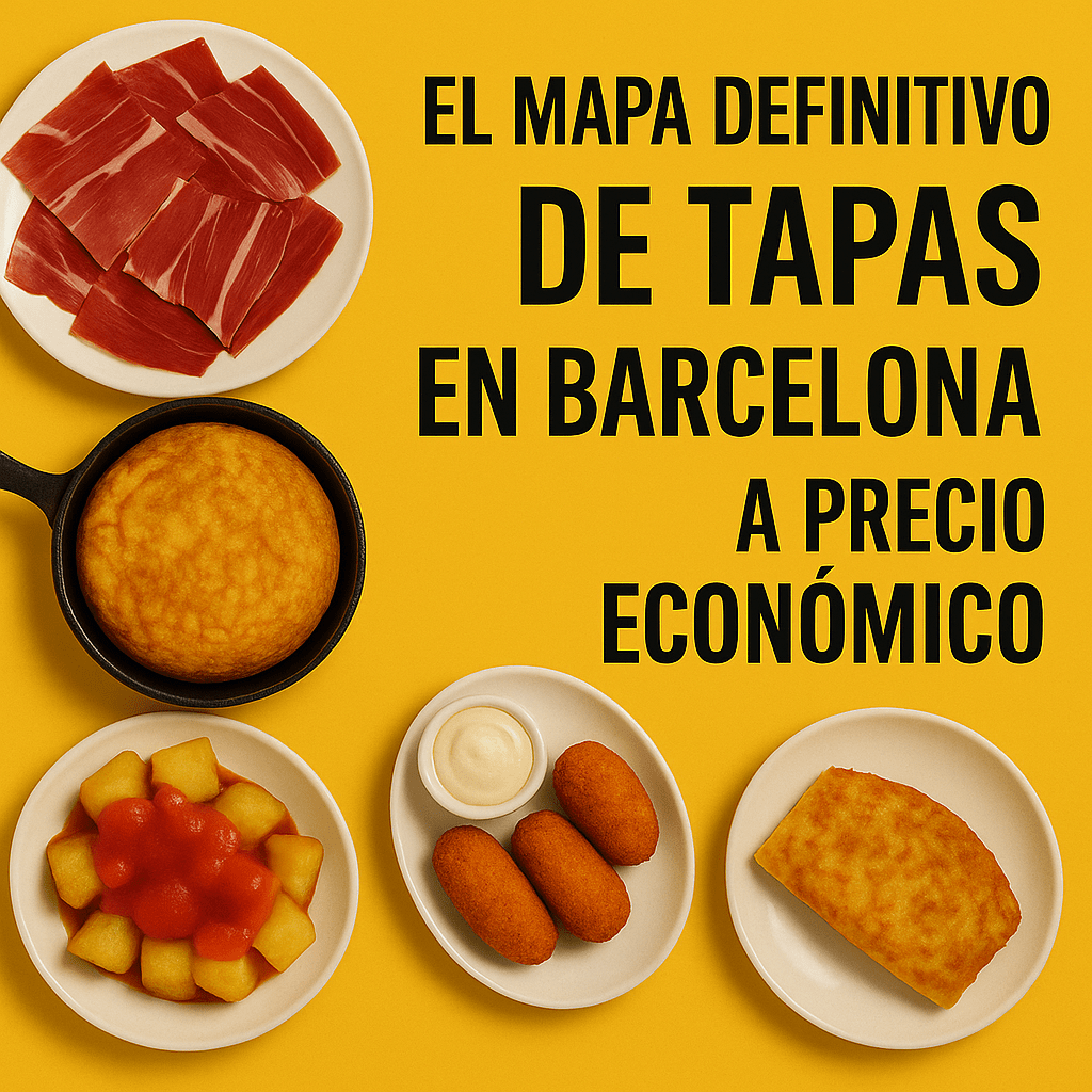 El mapa definitivo de tapas en Barcelona a precio económico