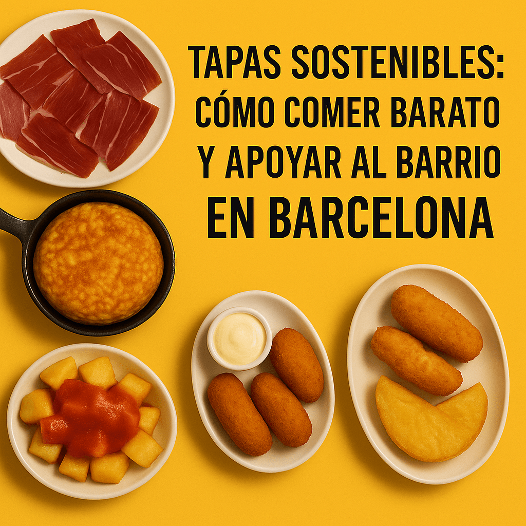 Tapas sostenibles: cómo comer barato y apoyar al barrio en Barcelona