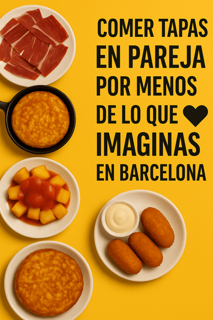 Comer tapas en pareja por menos de lo que imaginas en Barcelona