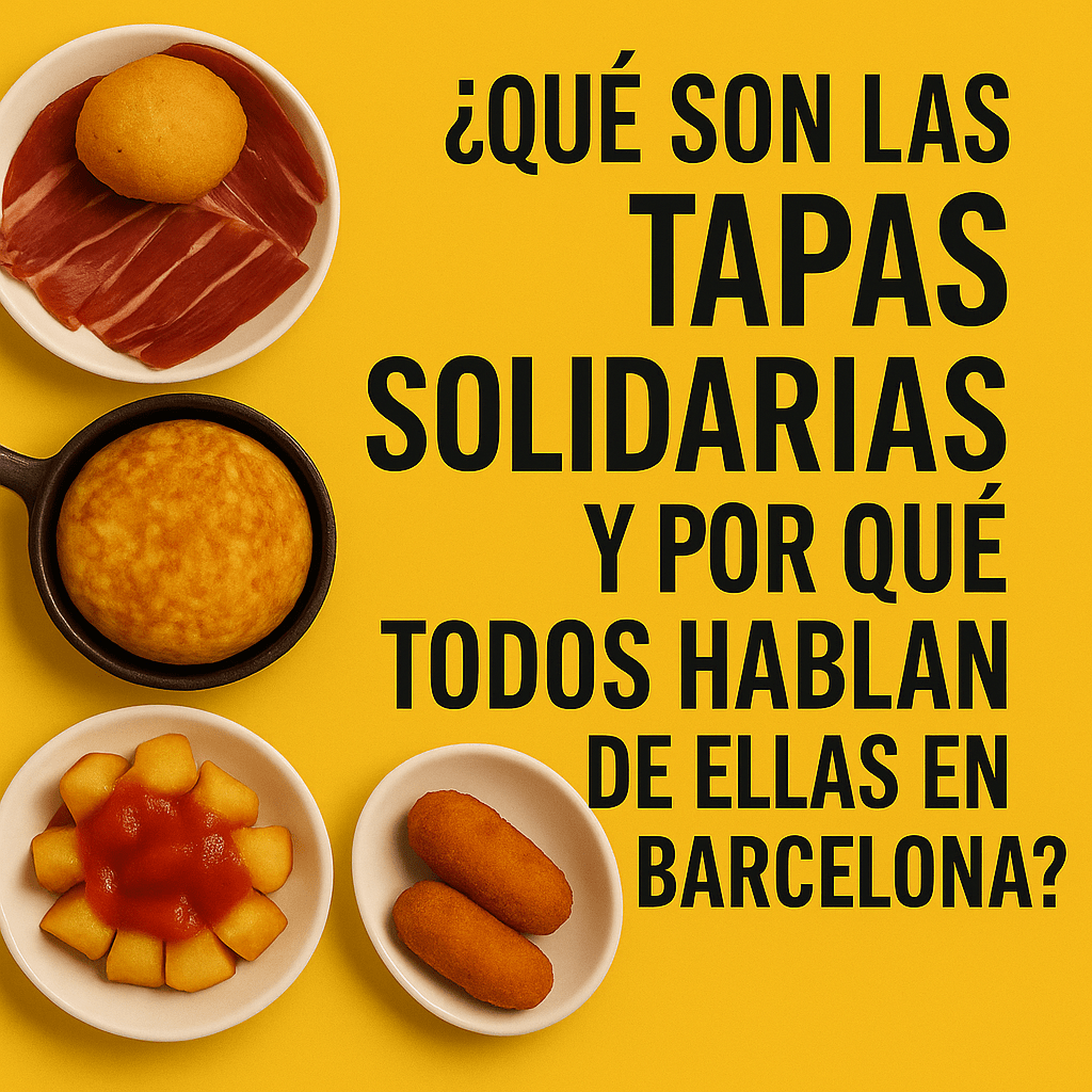 ¿Qué son las tapas solidarias y por qué todos hablan de ellas en Barcelona?